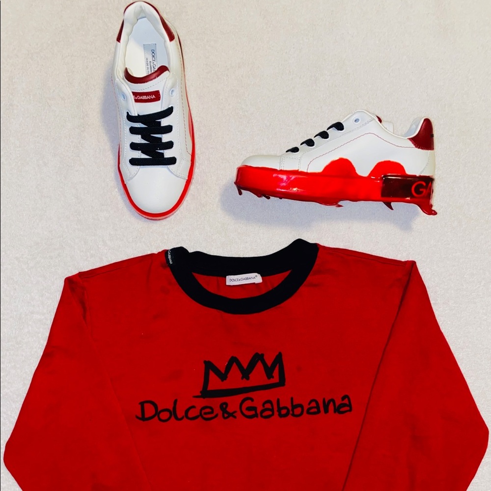 Dolce and Gabbana kids shirt and shoes